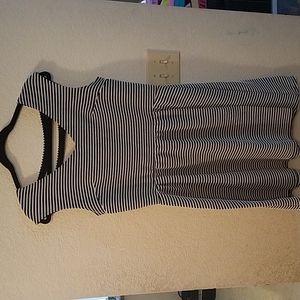 Xhilaration, XL, black and white stripes